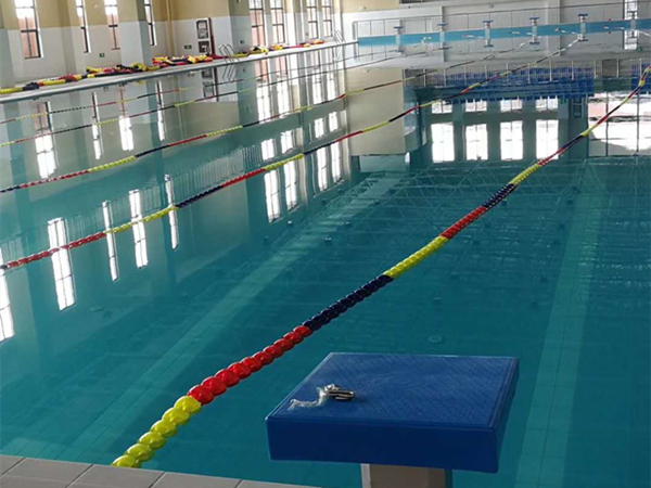 室內泳池驗收現場
